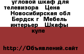 угловой шкаф для телевизора › Цена ­ 5 000 - Новосибирская обл., Бердск г. Мебель, интерьер » Шкафы, купе   